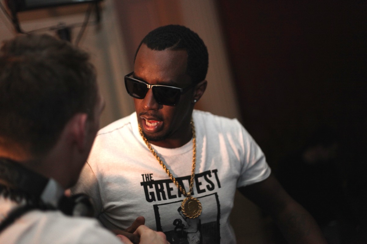 P. Diddy at the DTMB × Croix-Rouge gala — Paris Fashion Week 2012