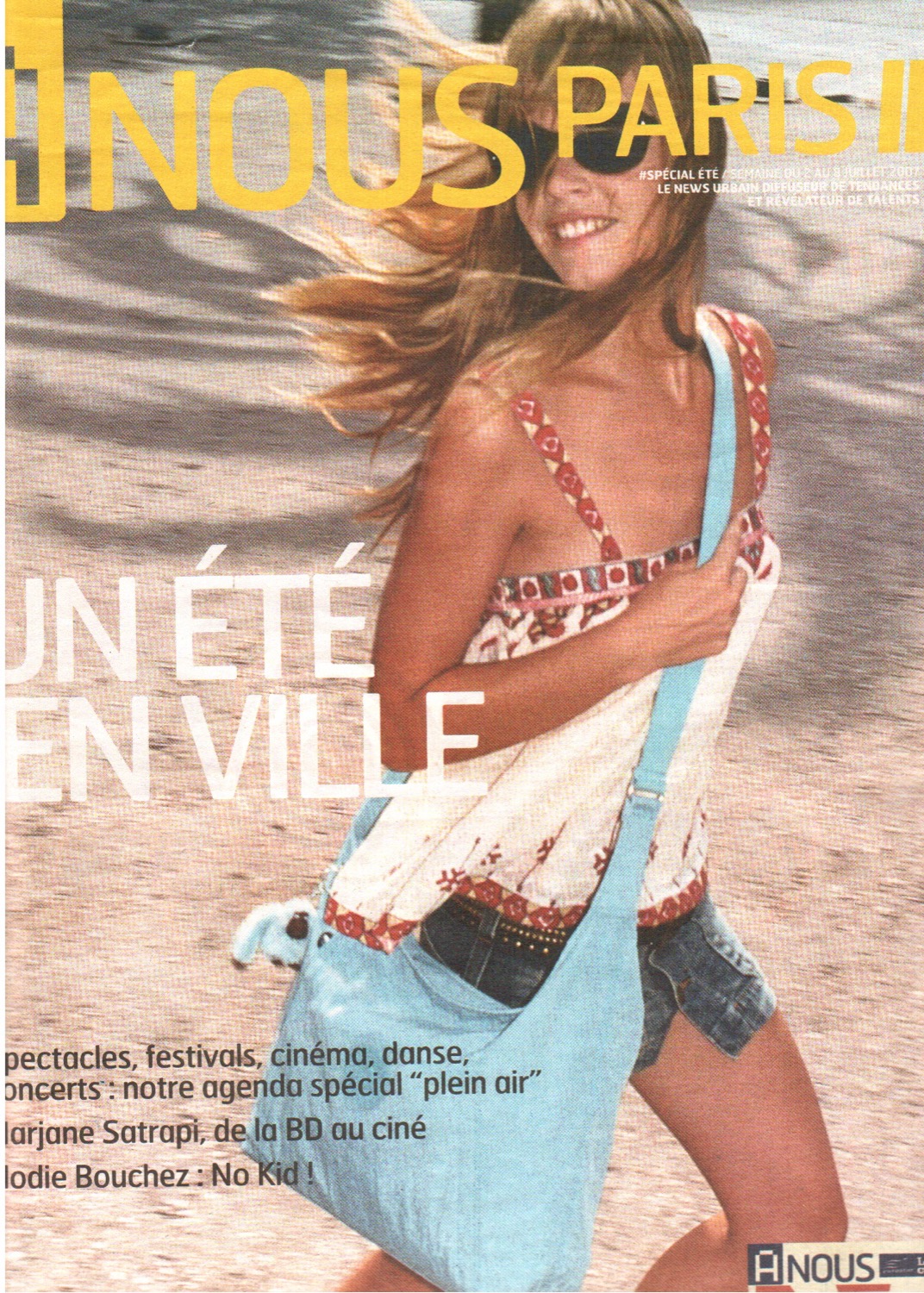 Article du magazine À Nous Paris sur Don't Tell My Booker et Cyril Peret, page 1
