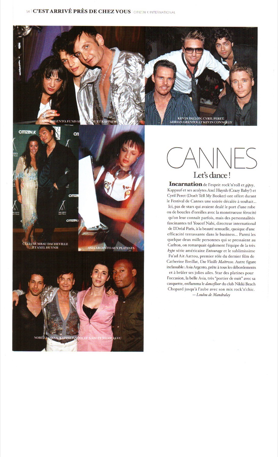Article du magazine Citizen K sur Don't Tell My Booker et Cyril Peret, page 2