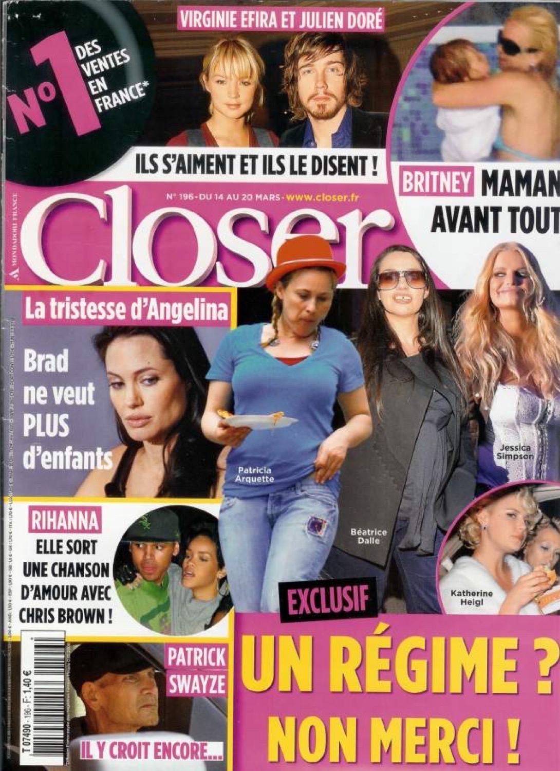 Article du magazine Closer sur Don't Tell My Booker et Cyril Peret, page 1