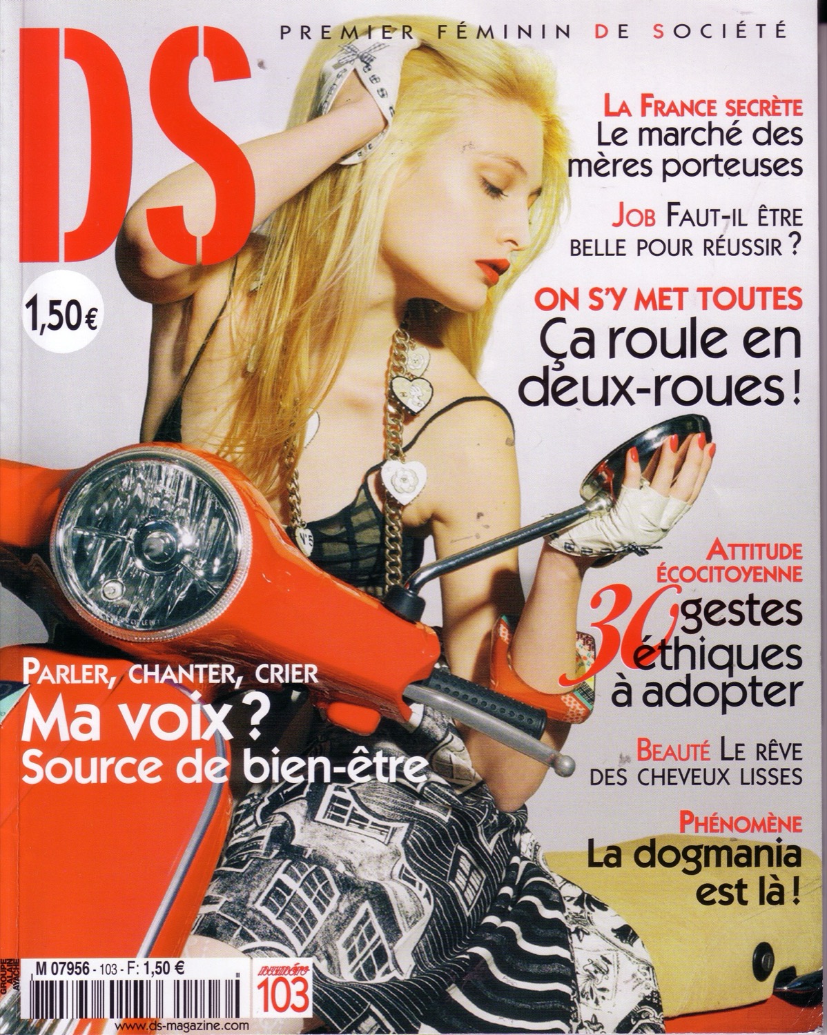 Article du magazine DS sur Don't Tell My Booker et Cyril Peret, page 1