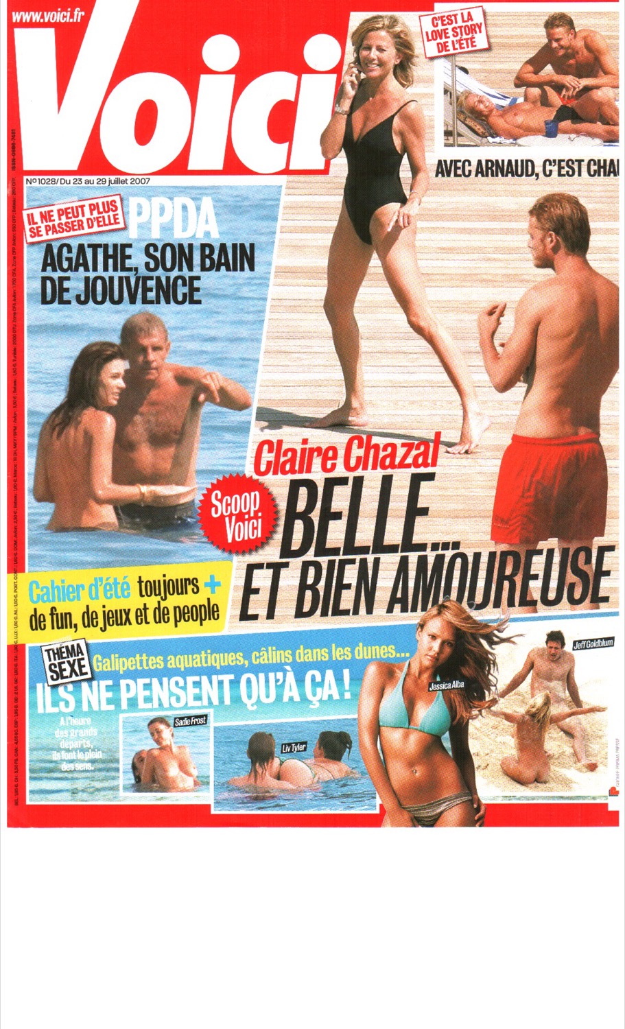 Article du magazine Voici sur Don't Tell My Booker et Cyril Peret, page 1