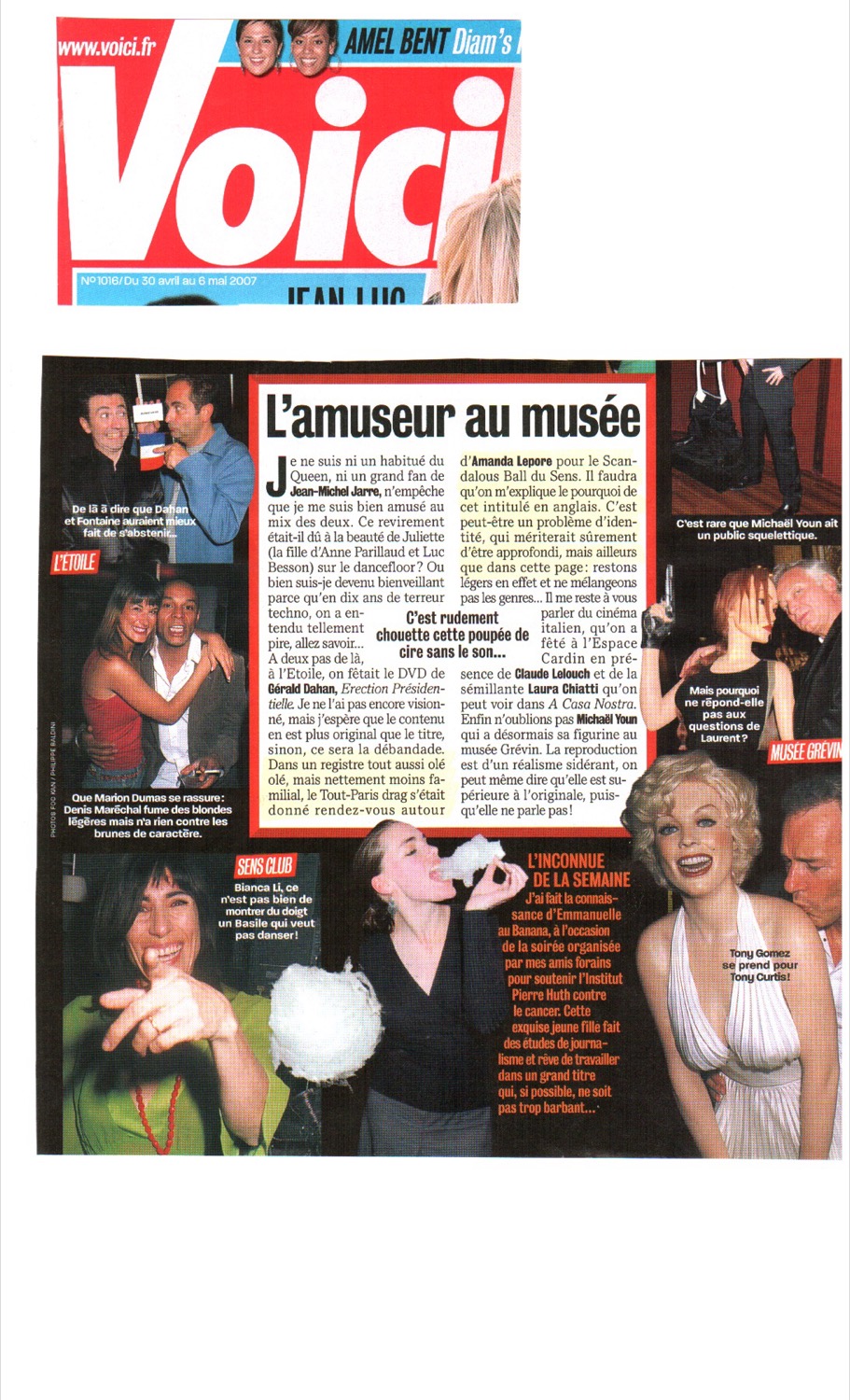 Article du magazine Voici sur Don't Tell My Booker et Cyril Peret, page 2